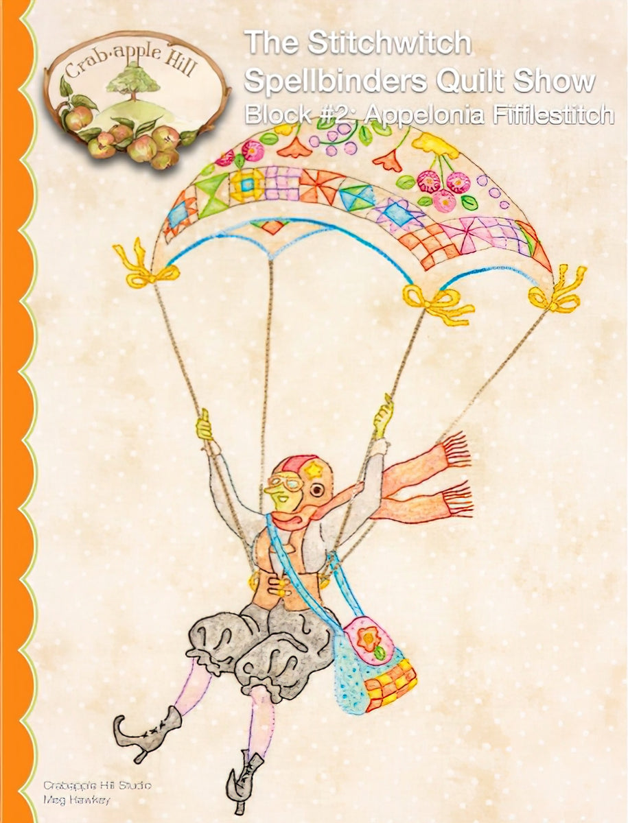 Stitchwitch Spellbinders Quilt Show 2 Appelonia Fifflestitchby CrabApple Hill Studio