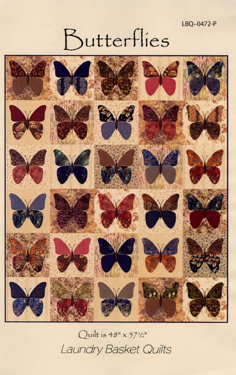 Laundry Basket Quilt Patterns: Butterflies by Edyta Sitar