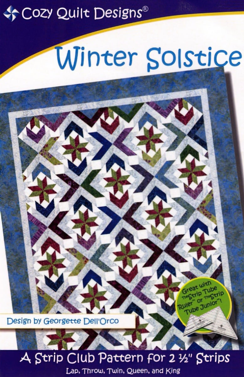 Winter Solstice Quilt Pattern by Cozy Quilt Designs