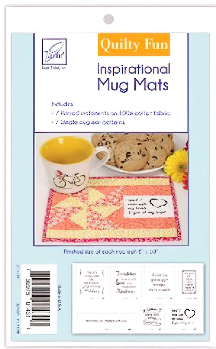 Quilty Fun - Inspirational Mug Mats by June Tailor Inc