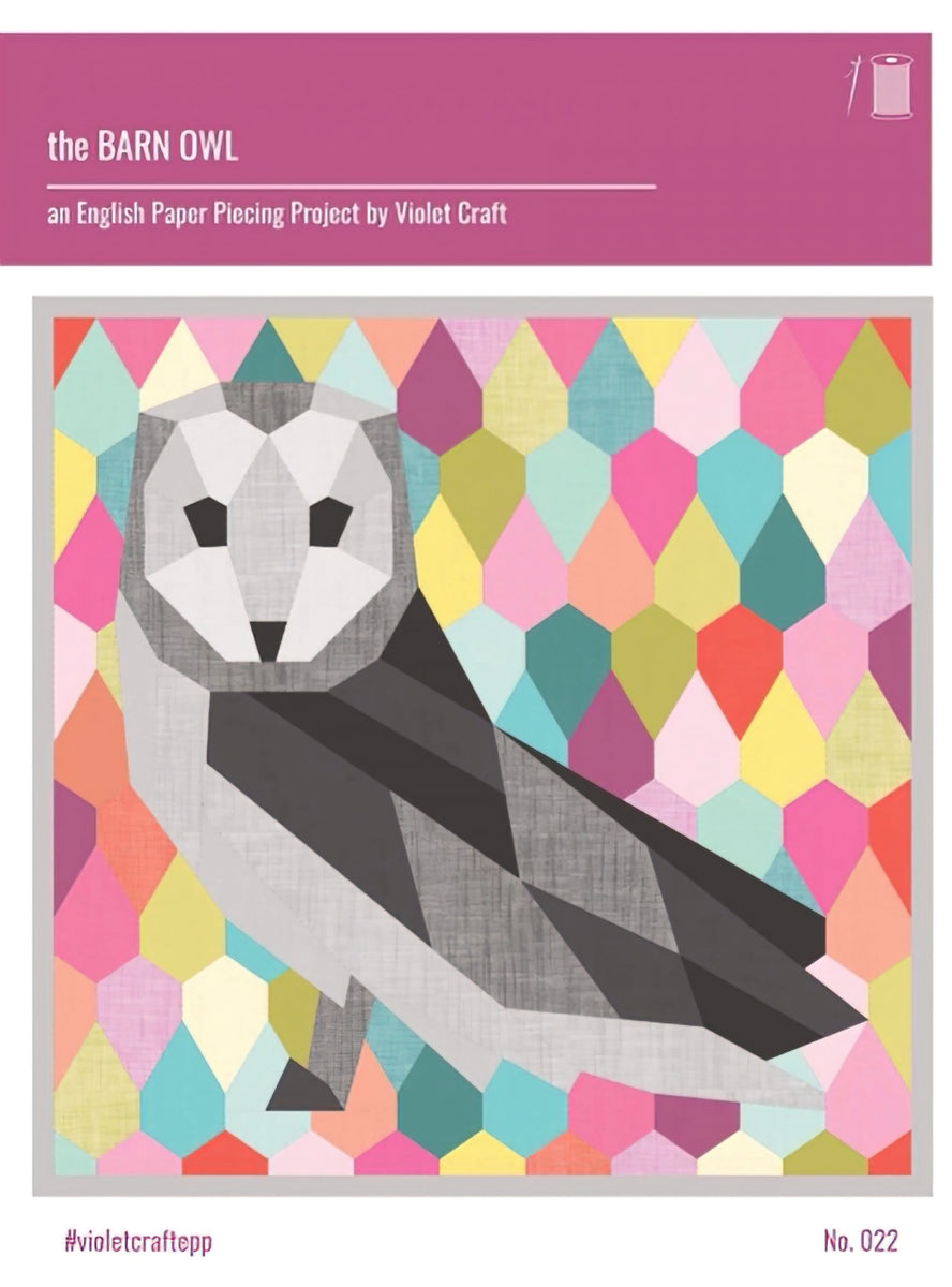 The Barn Owl Quilt Pattern by Violet Craft