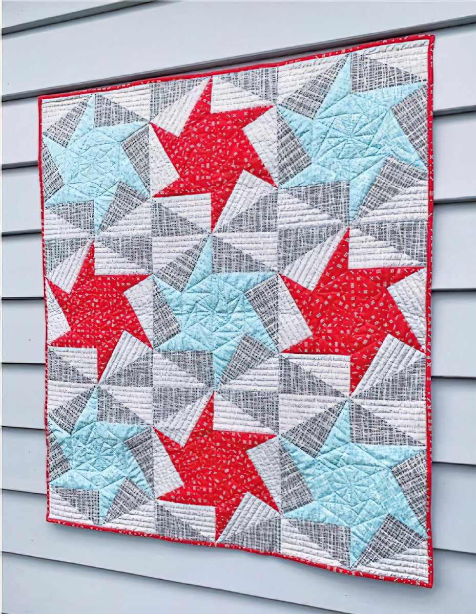 Cut Loose Press - Pinwheel Hexagons Quilt Pattern