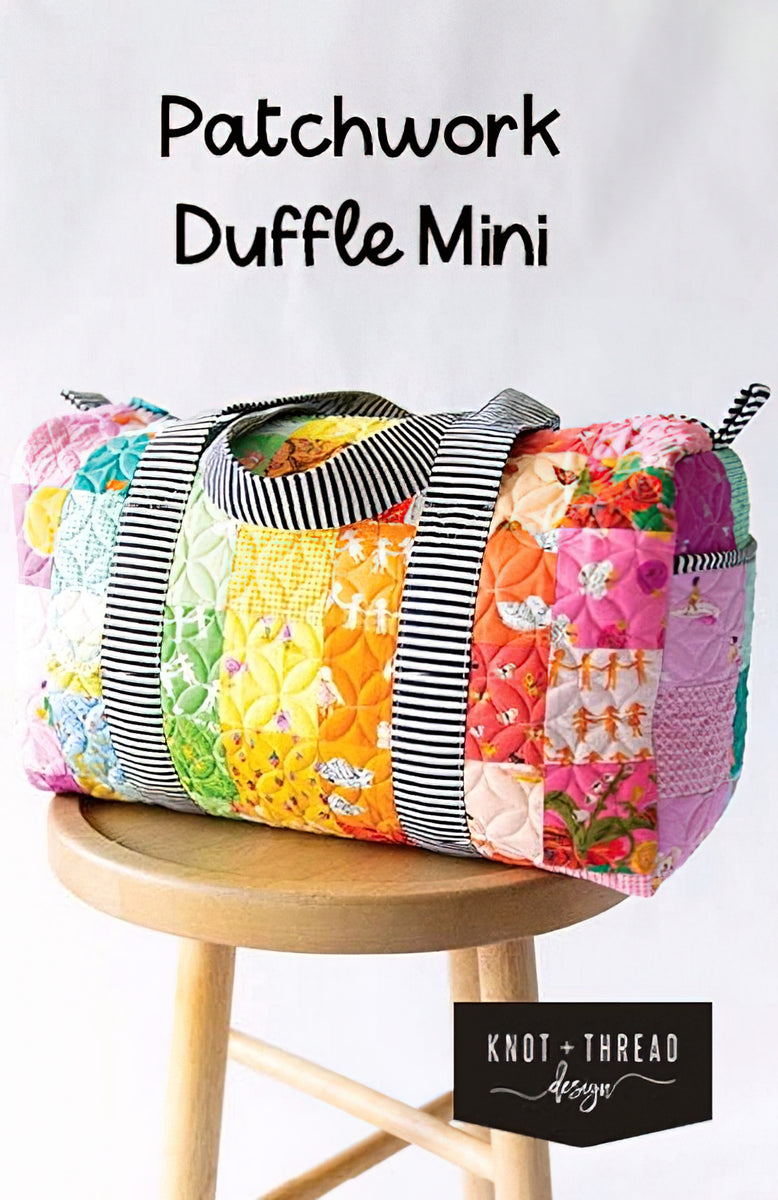 Mini Patchwork Duffle Pattern by Kaitlyn Howell