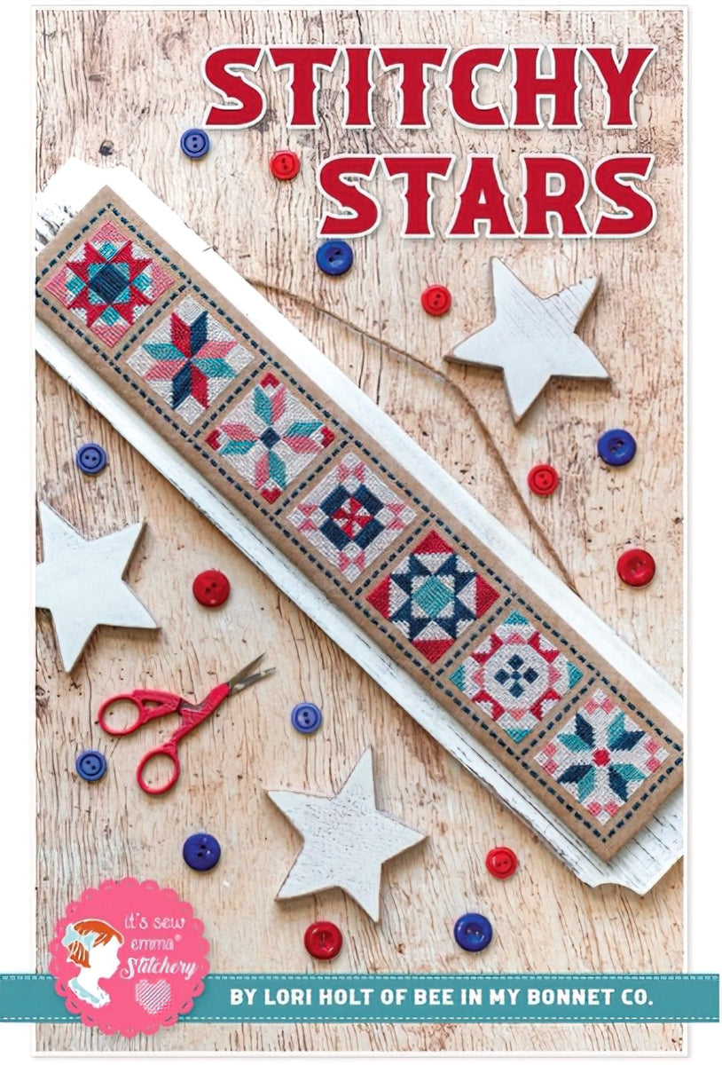 Stitchy Stars Cross Stitch Pattern by Its Sew Emma