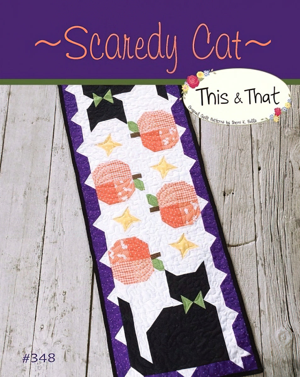Scaredy Cat Table Runner Pattern by Sherri Falls