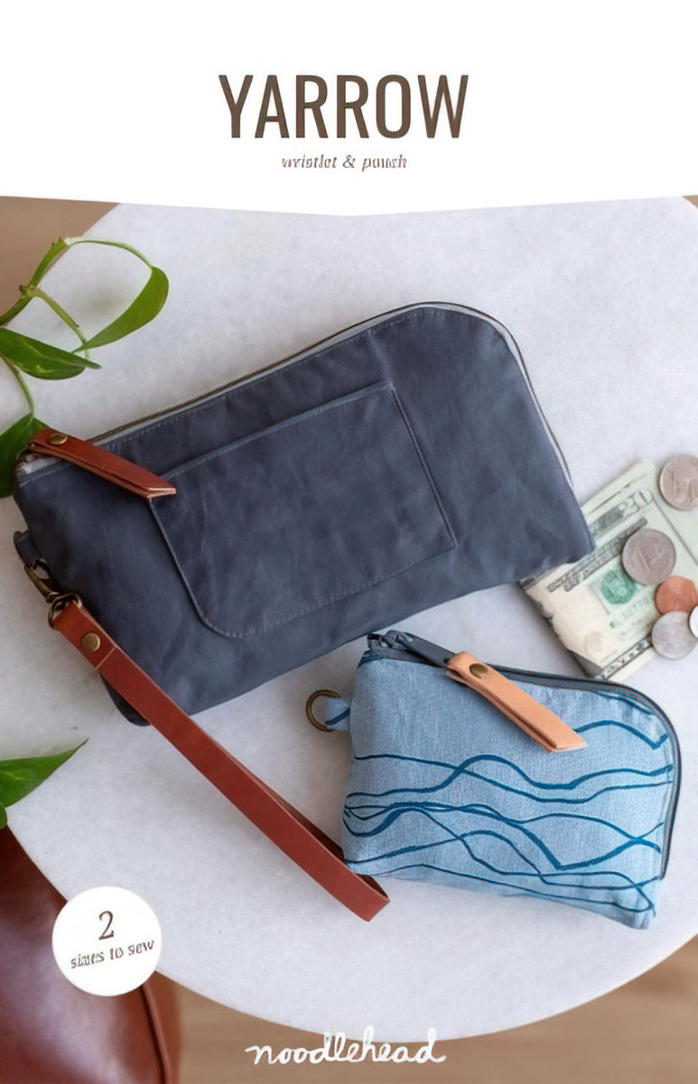 Yarrow Wristlet and Pouch Pattern by Noodlehead