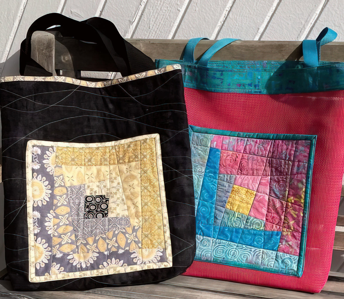 Cut Loose Press - Two Wonky Totes Pattern by Jean Ann Wright