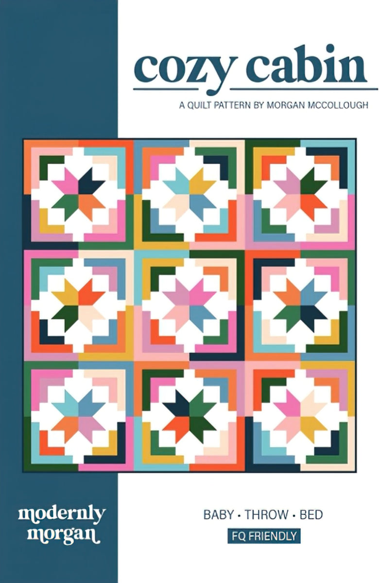 Cozy Cabin Quilt Pattern by Morgan McCollough