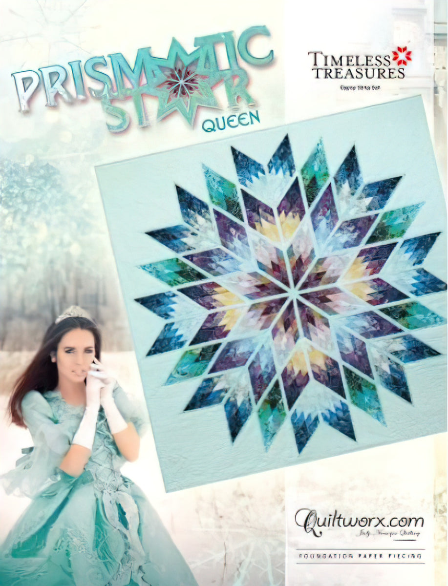 Prismatic Star Queen Pattern by Quiltworx
