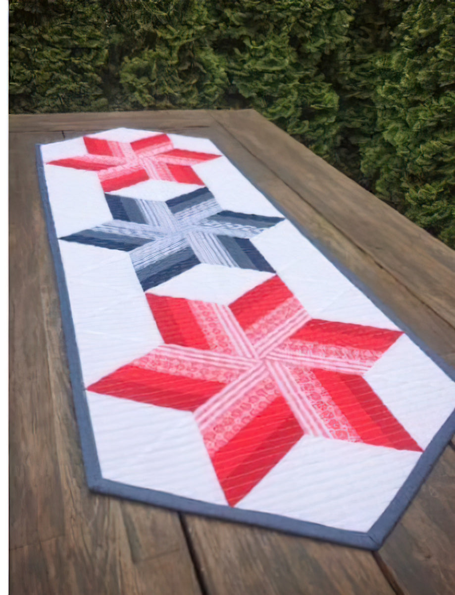 Cut Loose Press - Twirl N Spin Table Runner Pattern