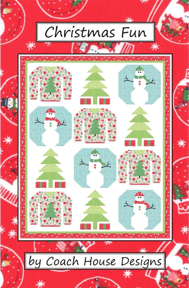 Christmas Fun Quilt Pattern by Barbara Cherniwchan - Coach House Designs