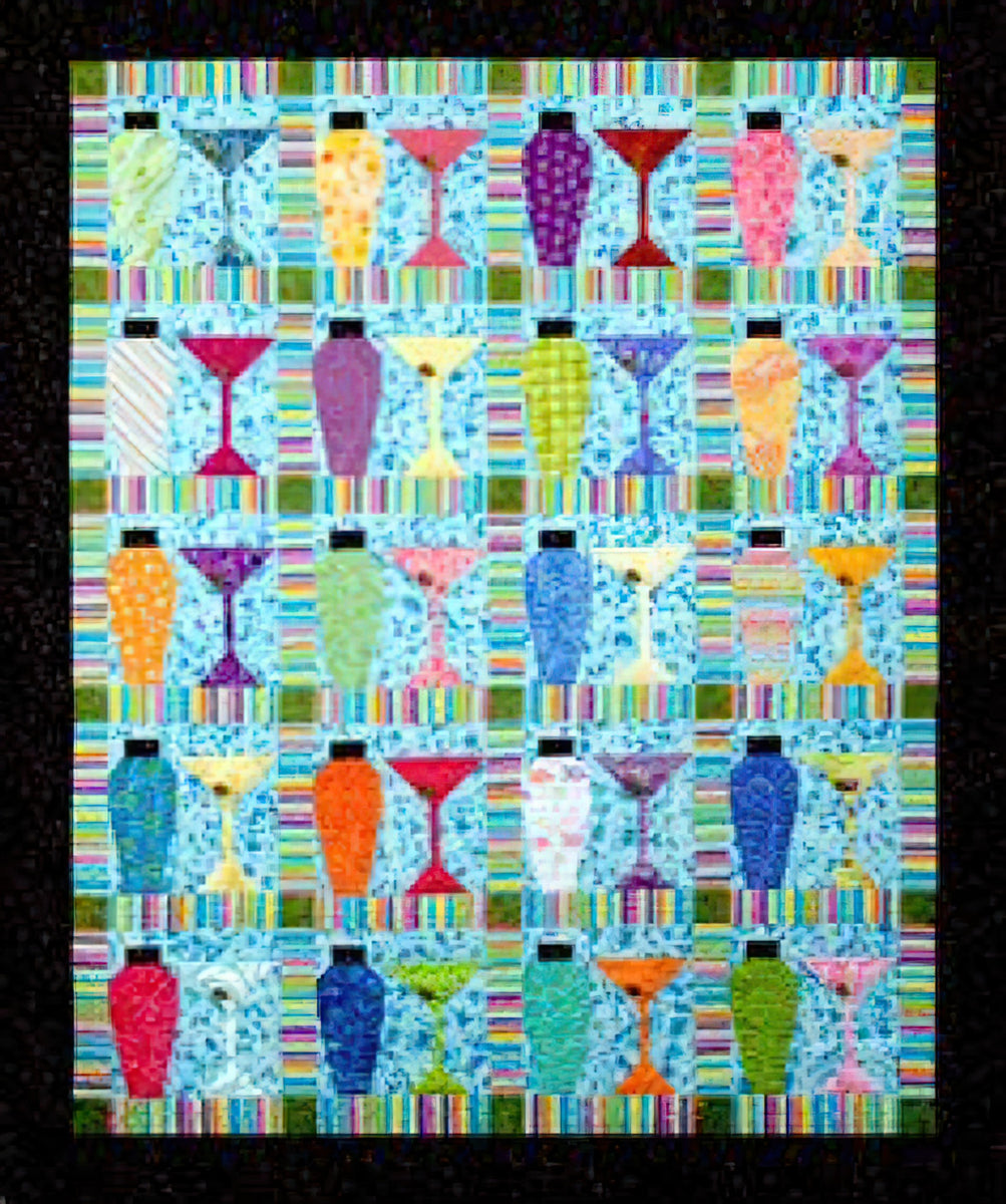Martini Glass & Shaker Pattern