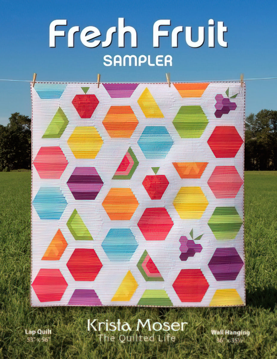 Fresh Fruit Sampler Quilt Pattern by Krista Moser