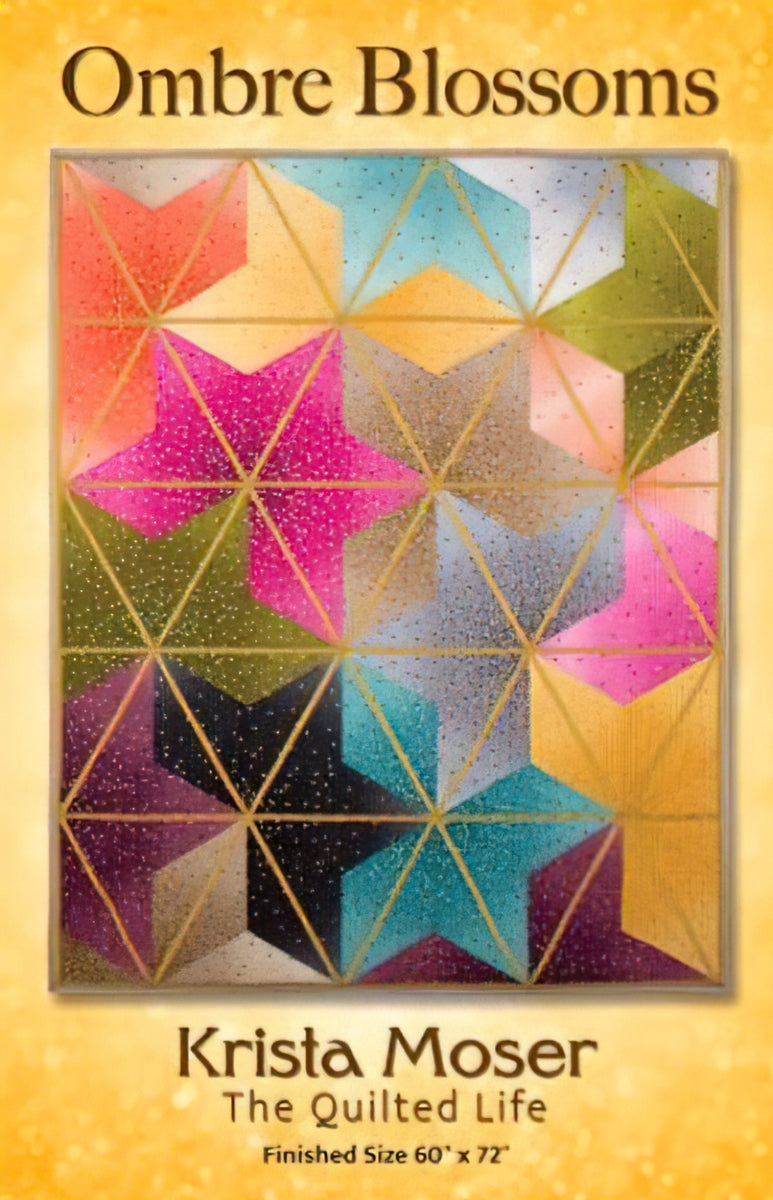 Ombre Blossoms Quilt Pattern by Krista Moser