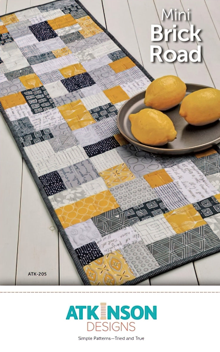 Mini Brick Road Pattern by Atkinson Designs