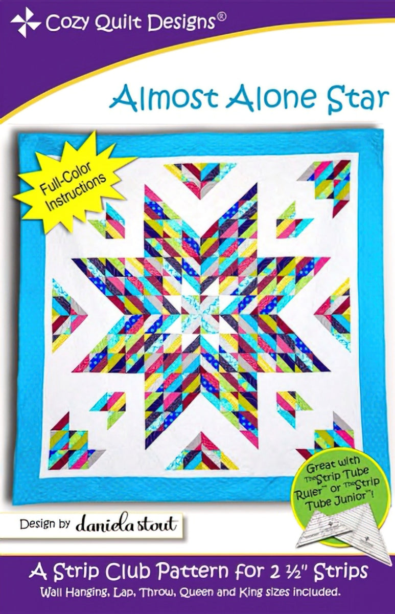 Almost Alone Star Quilt Pattern by Cozy Quilt Designs