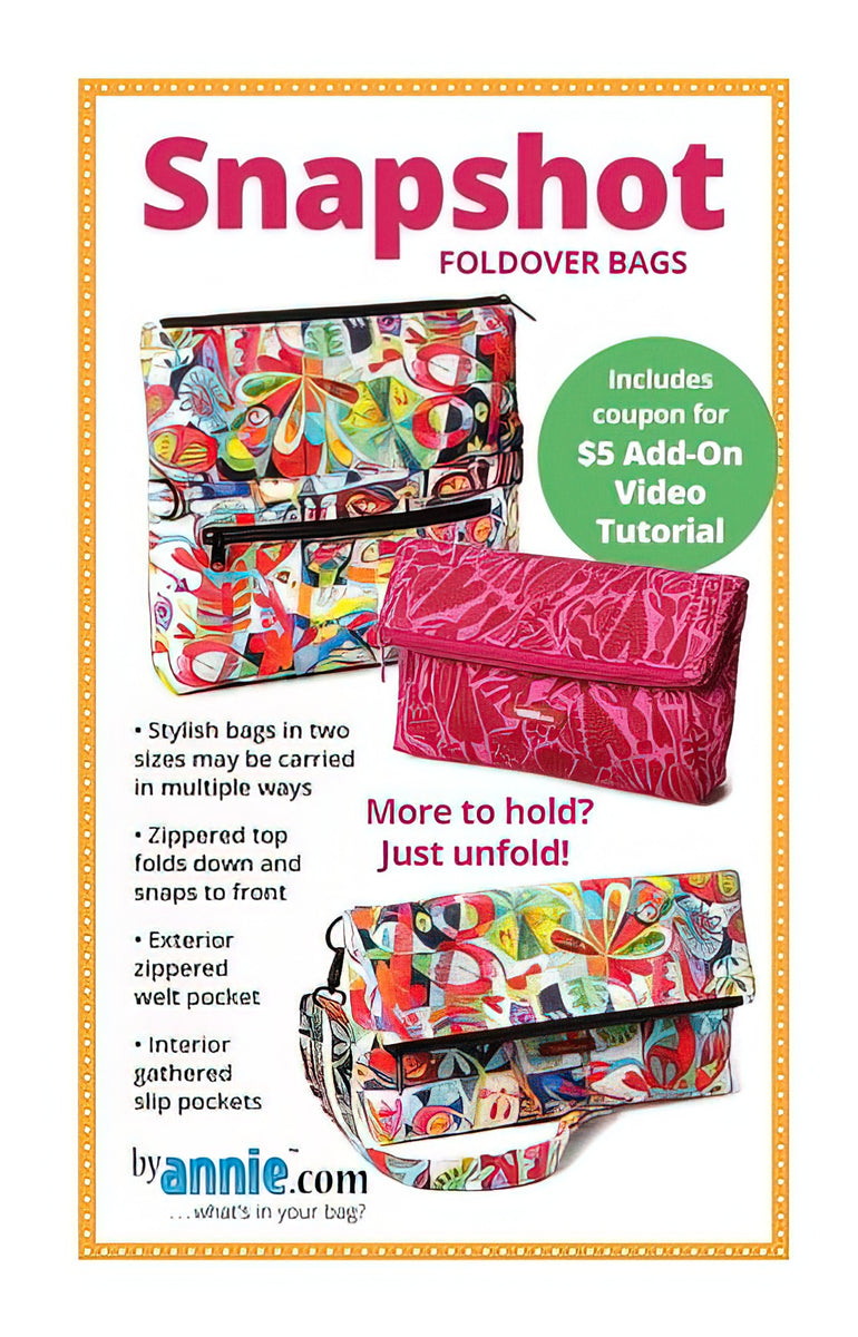 Snapshot Bag Pattern by Annie