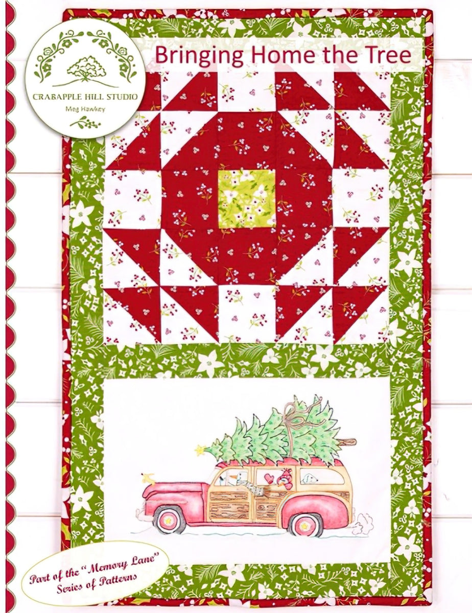 Memory Lane - Bringing Home The Tree Pattern by Crabapple Hill Studio