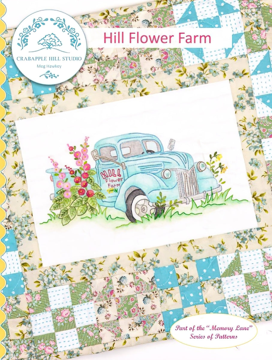Memory Lane - Hill Flower Farm Pattern by Crabapple Hill Studio