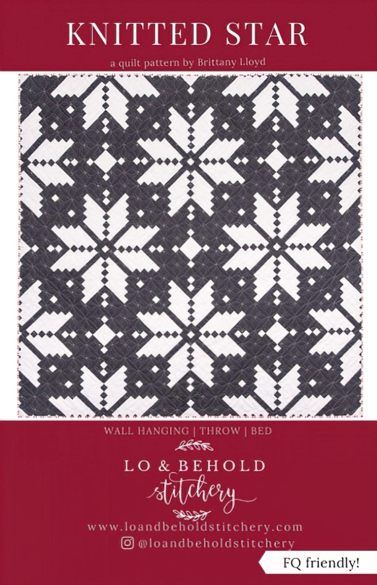 Knitted Star Quilt Pattern by Brittany Lloyd