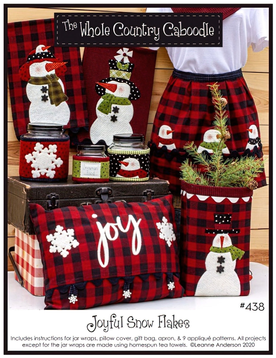 Joyful Snow Flakes Pattern by The Whole Country Caboodle