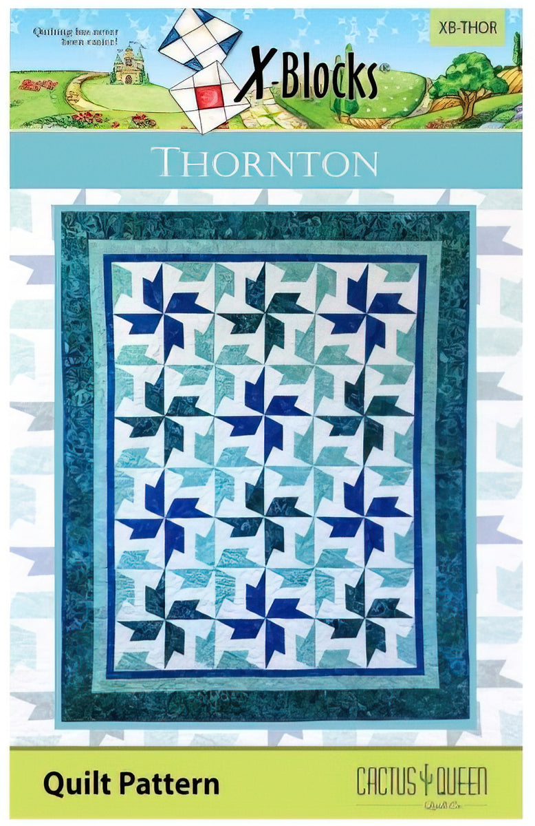 X-Blocks Thornton Quilt Pattern by Cactus Queen Quilt Co