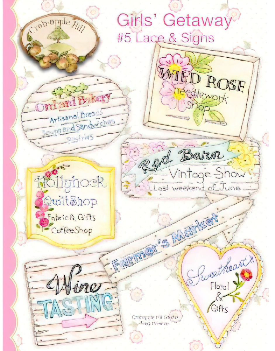 Girls Getaway #5 Lace & Signs by Crabapple Hill Studio