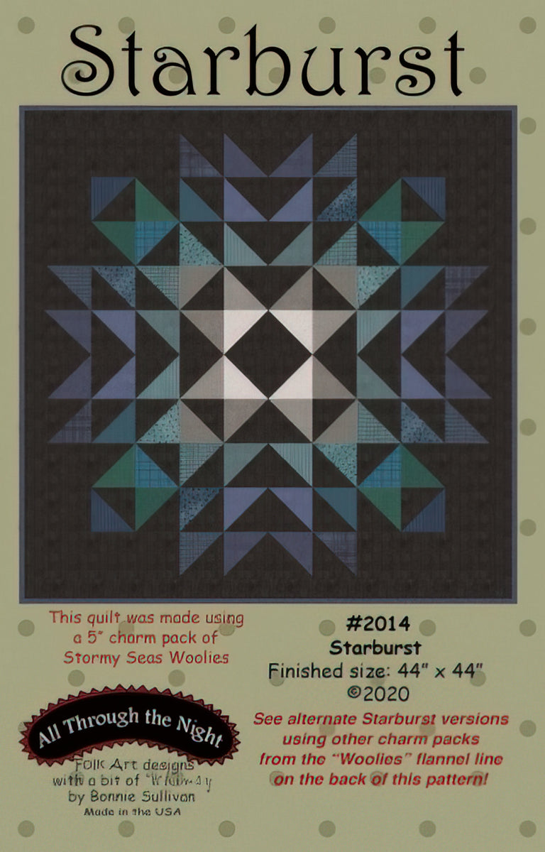 Starburst Quilt Pattern by Bonnie Sullivan