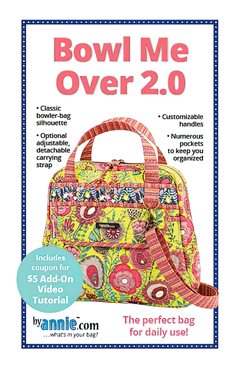 Bowl Me Over 2.0 Bag Pattern by Annie