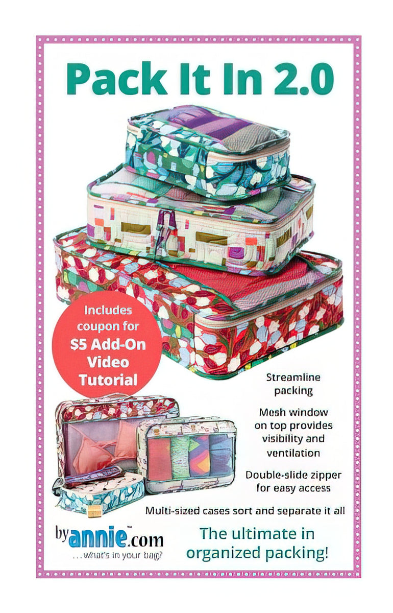 Pack It In! 2.0 Pattern by Annie