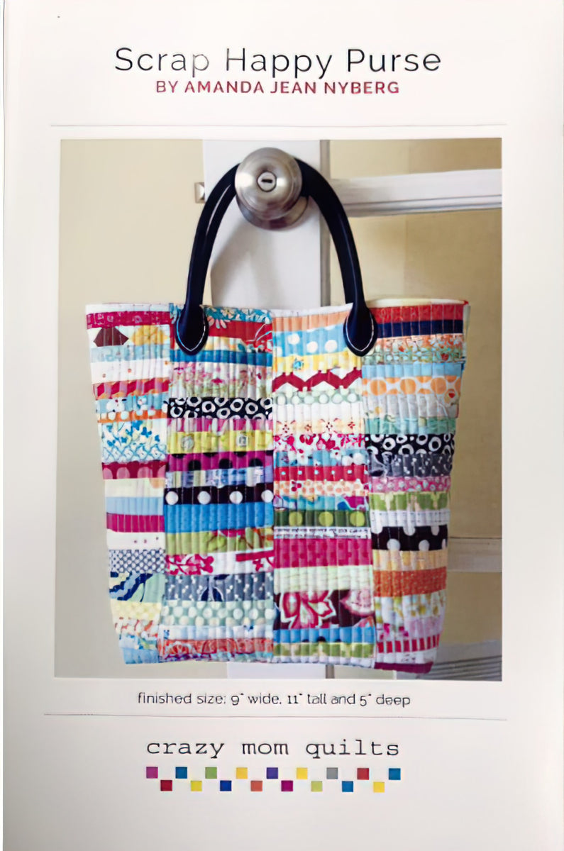 Scrap Happy Purse Pattern by Crazy Mom Quilts