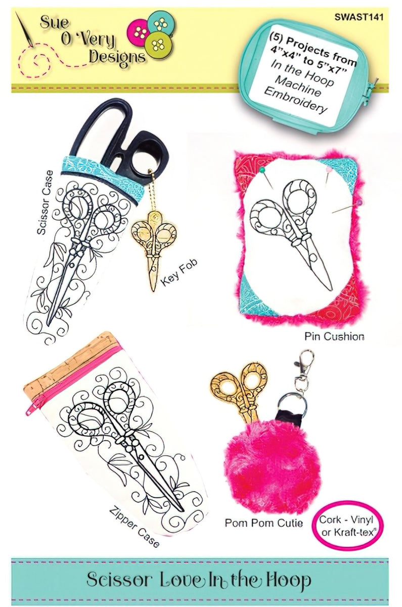 Scissor Love In the Hoop by Sue O'Very