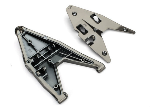 Traxxas 8532X Front Right Lower Suspension Arm, Satin Black Chrome, Desert Racer