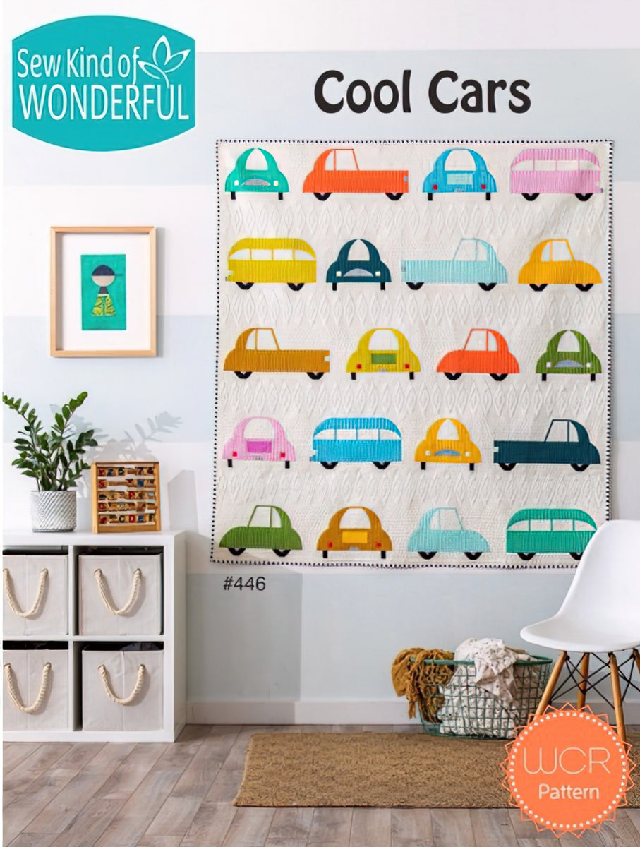 Cool Cars Quilt Pattern by Sew Kind of Wonderful