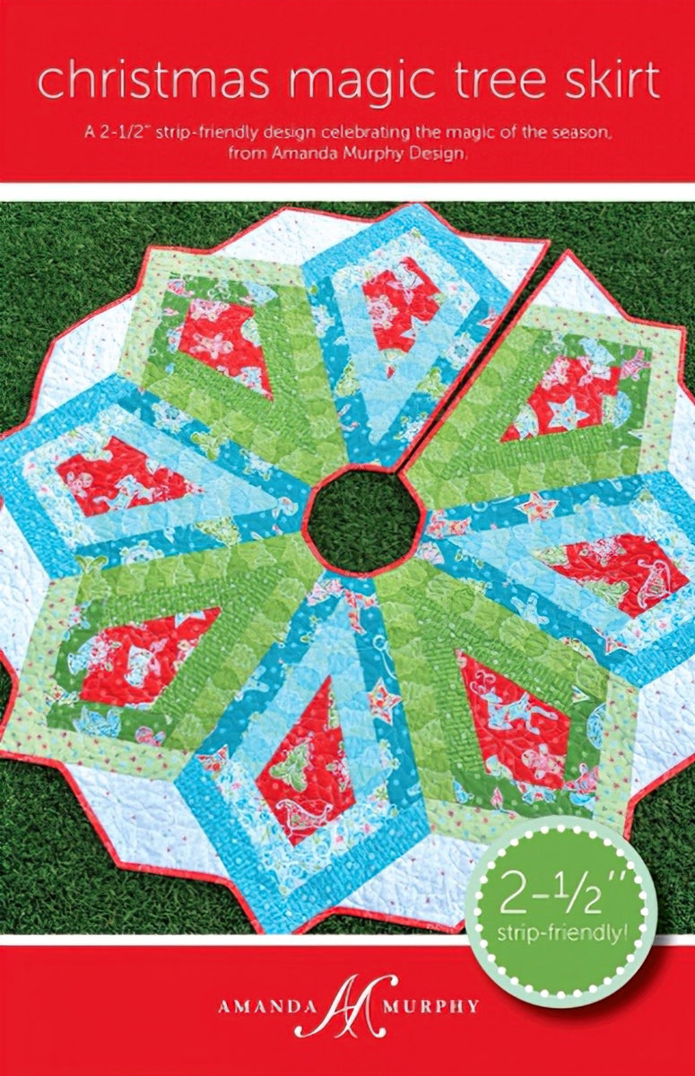 Christmas Magic Tree Skirt Pattern by Amanda Murphy Design