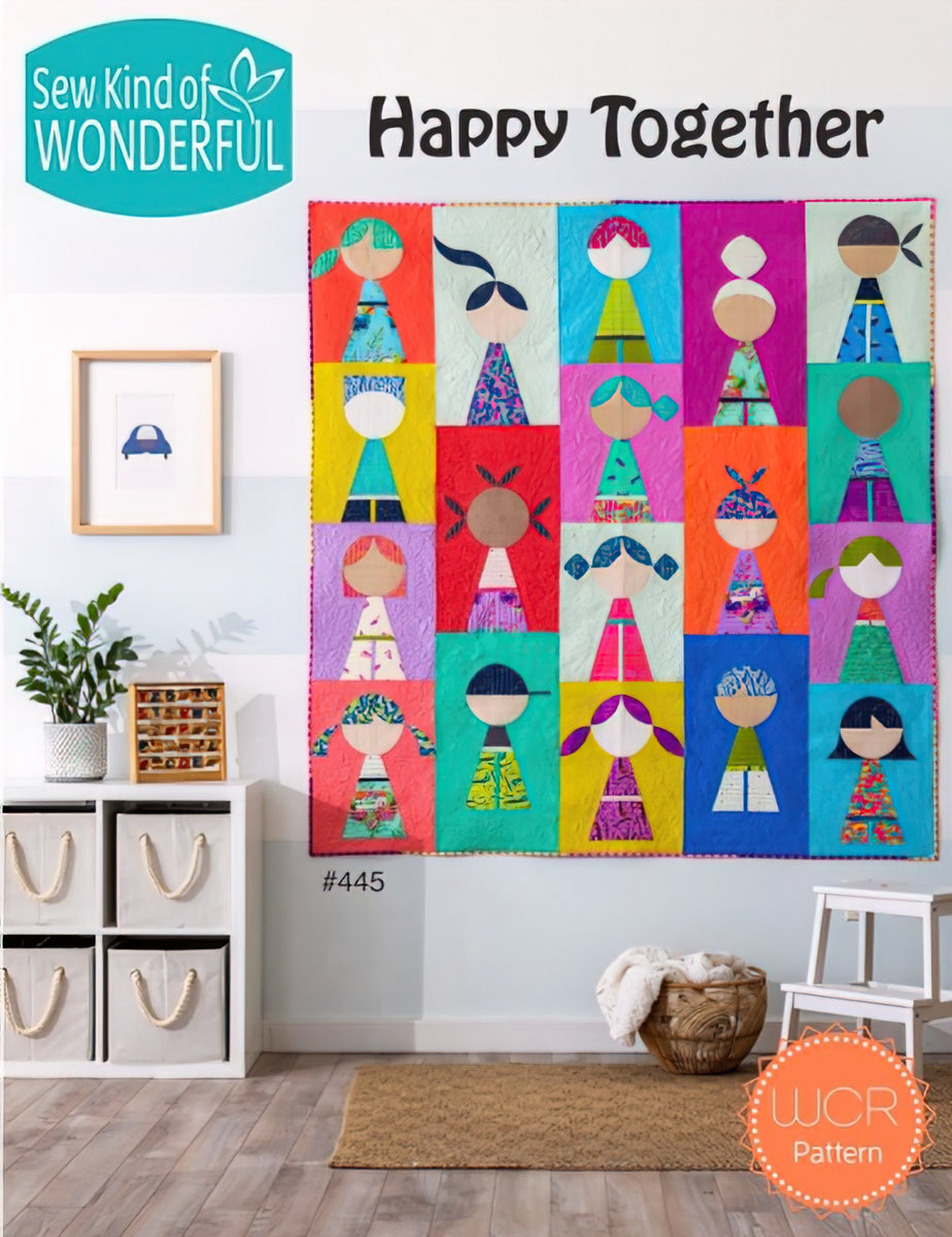 Happy Together Quilt Pattern by Sew Kind of Wonderful