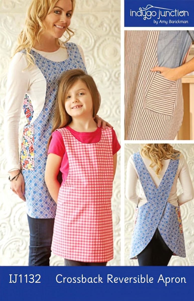 Crossback Reversible Apron Pattern by Indygo Junction
