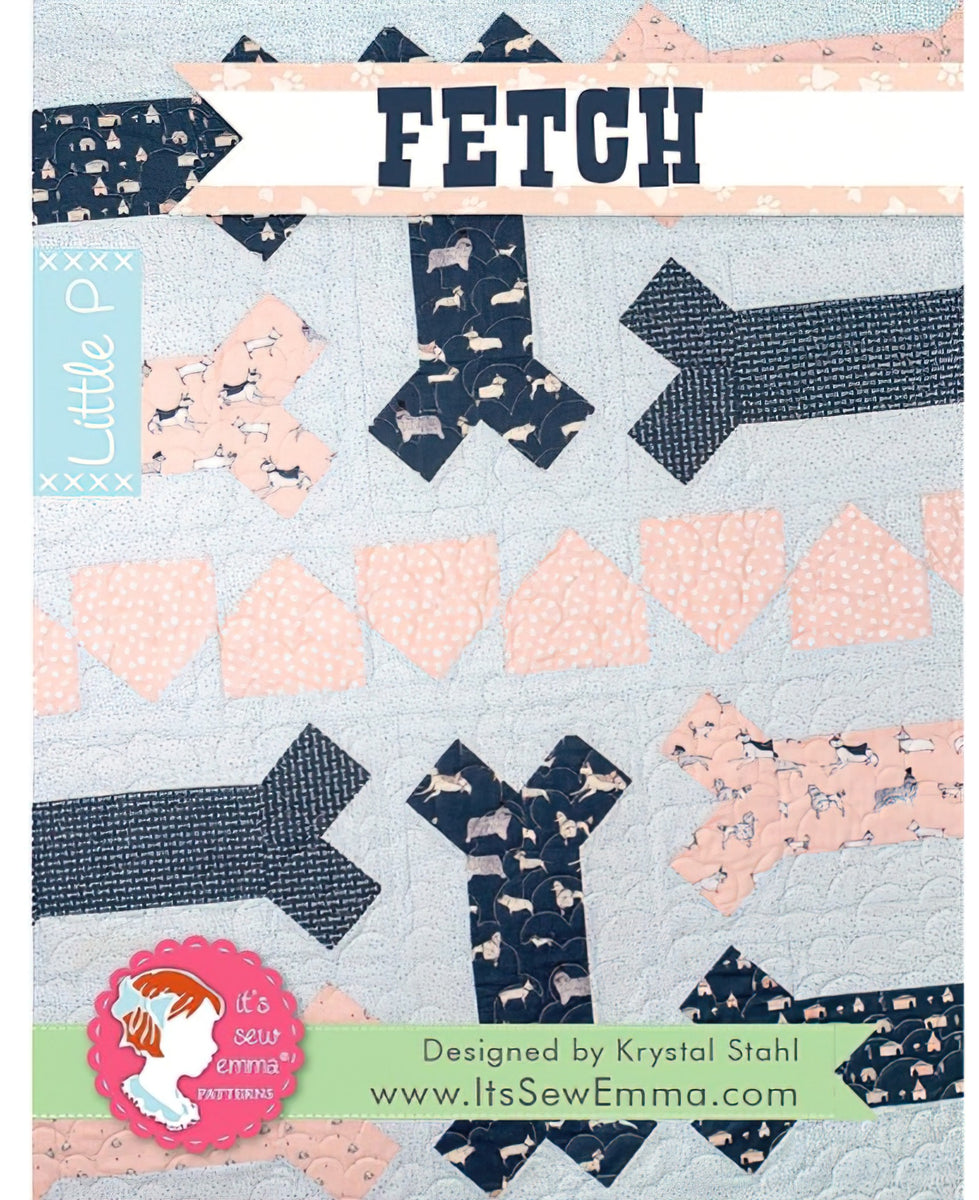 Fetch Little P Quilt Pattern by It's Sew Emma