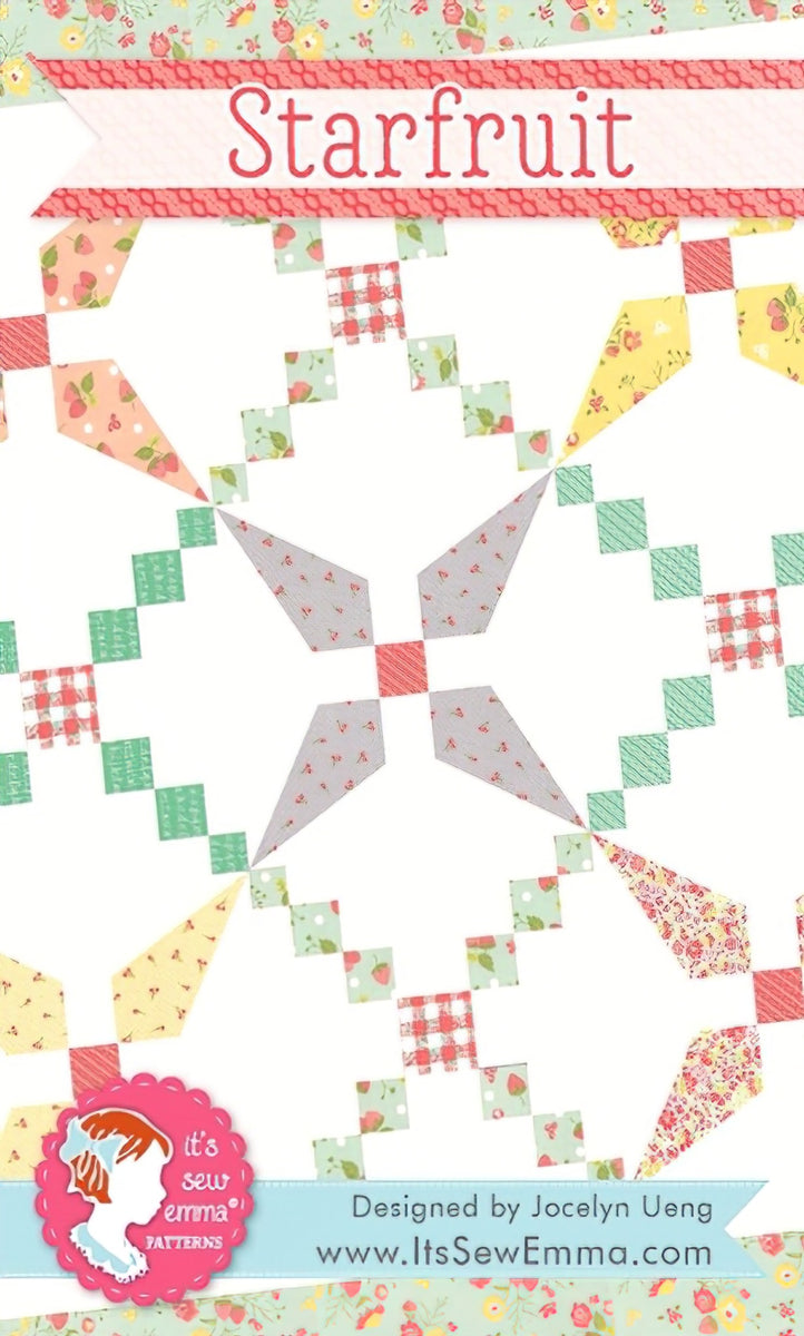 Star Fruit Quilt Pattern by It's Sew Emma