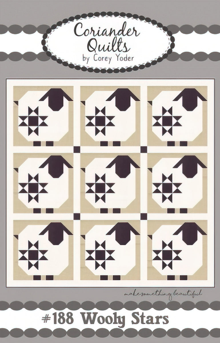 Wooly Stars Quilt Pattern by Coriander Quilts