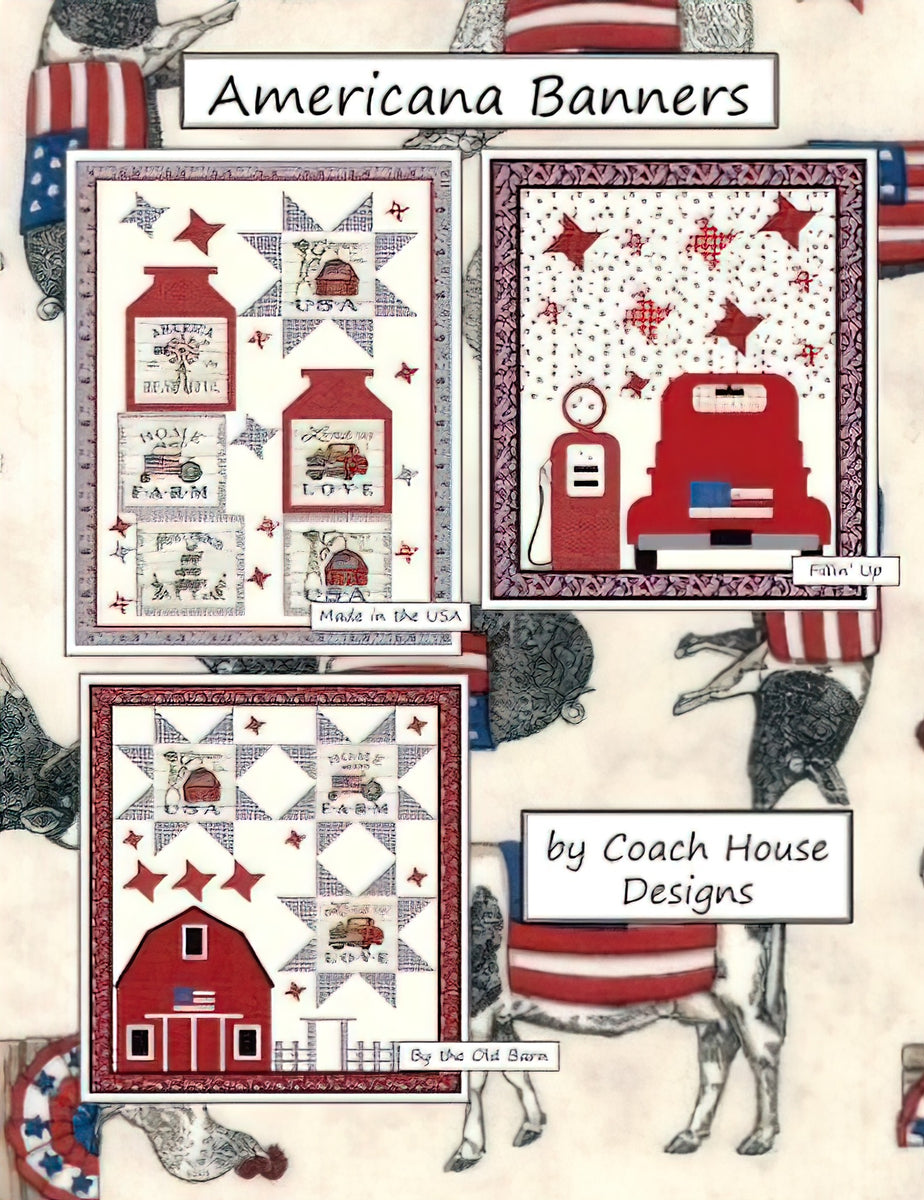 Americana Banners Pattern by Coach House Designs/ Land That I Love