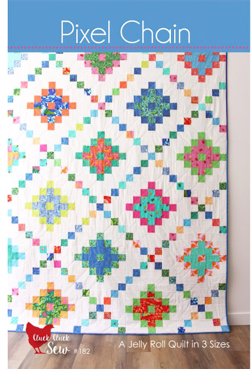 Pixel Chain Pattern by Cluck Cluck Sew