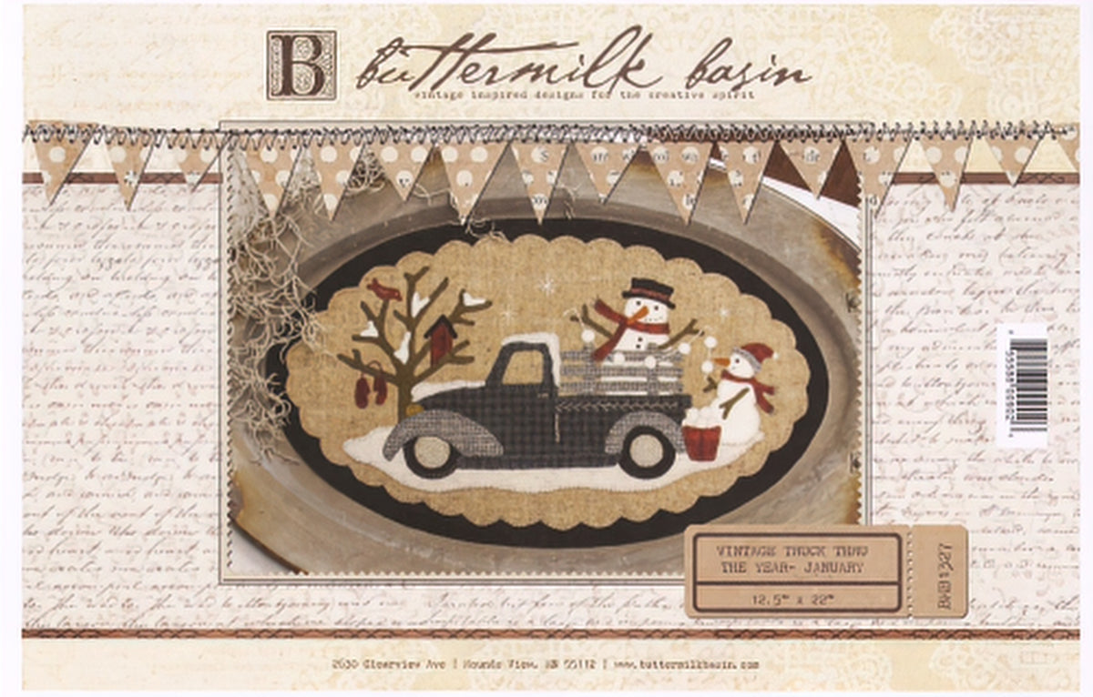 Buttermilk Basin January Vintage Truck Thru The Year