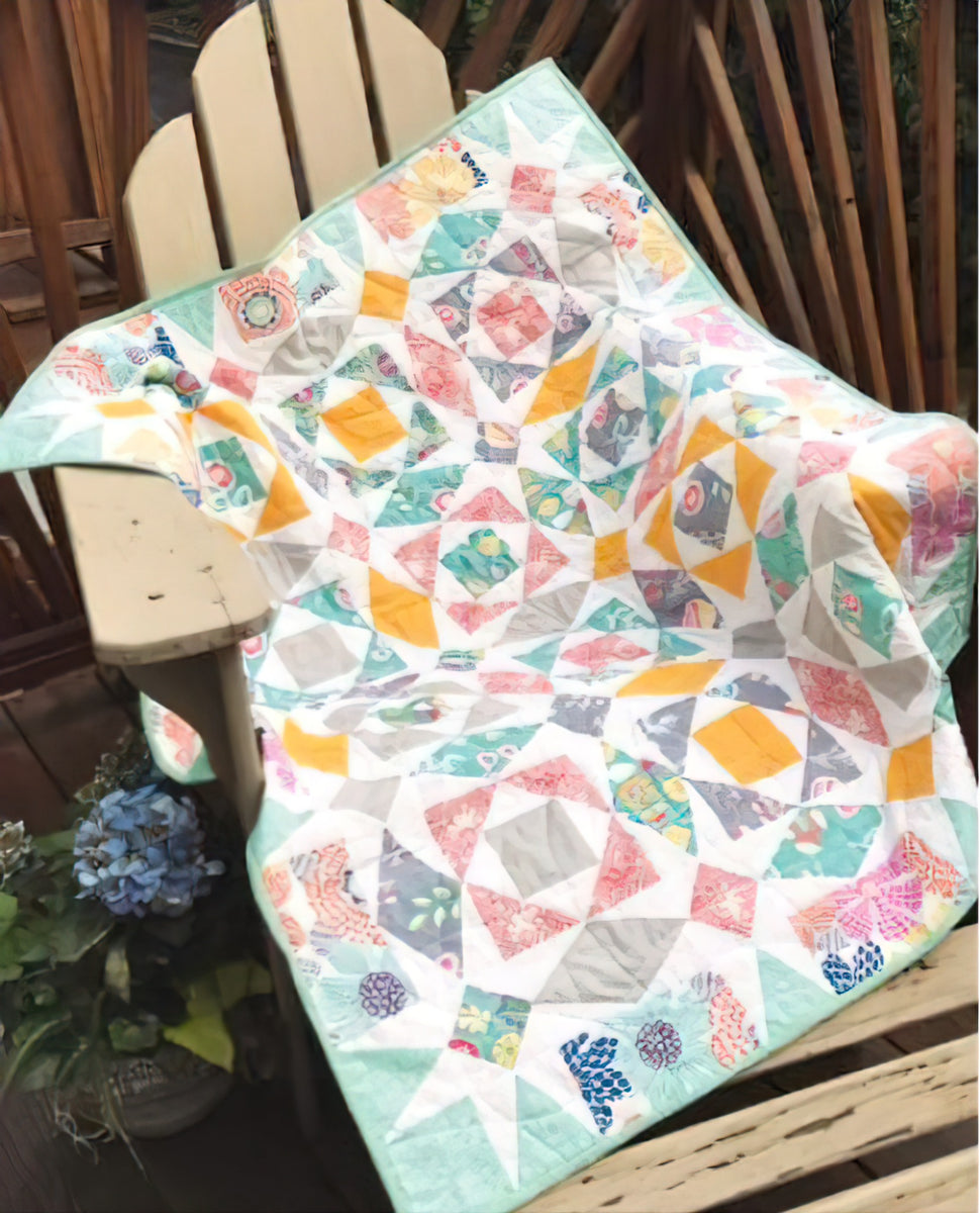 Cut Loose Press - Coral Reef Storm At Sea Quilt Pattern