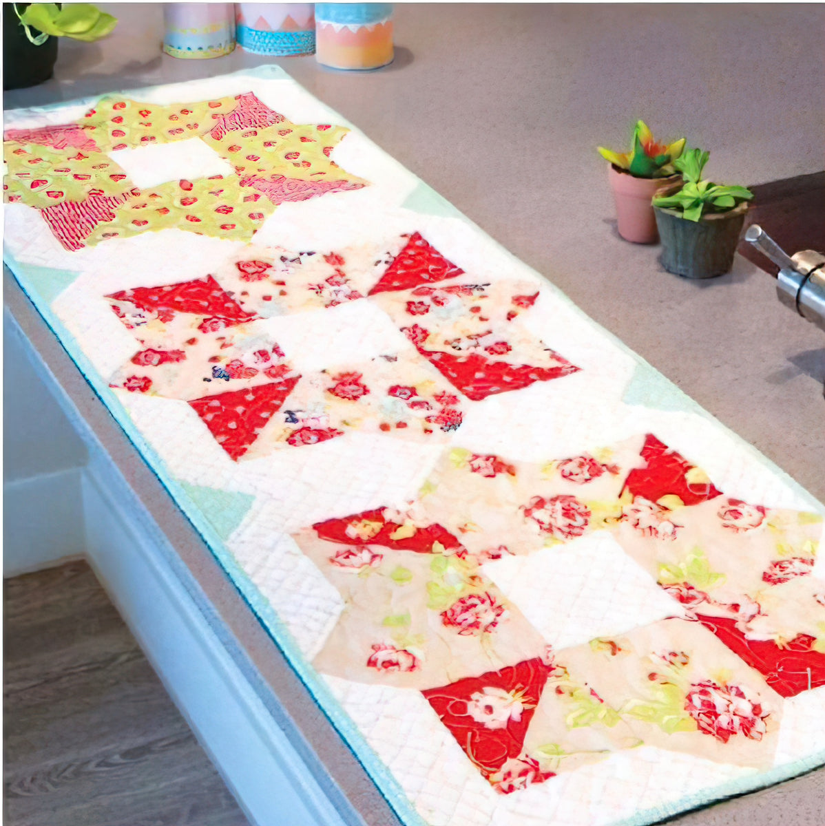 Cut Loose Press - Begonia Table Runner Pattern