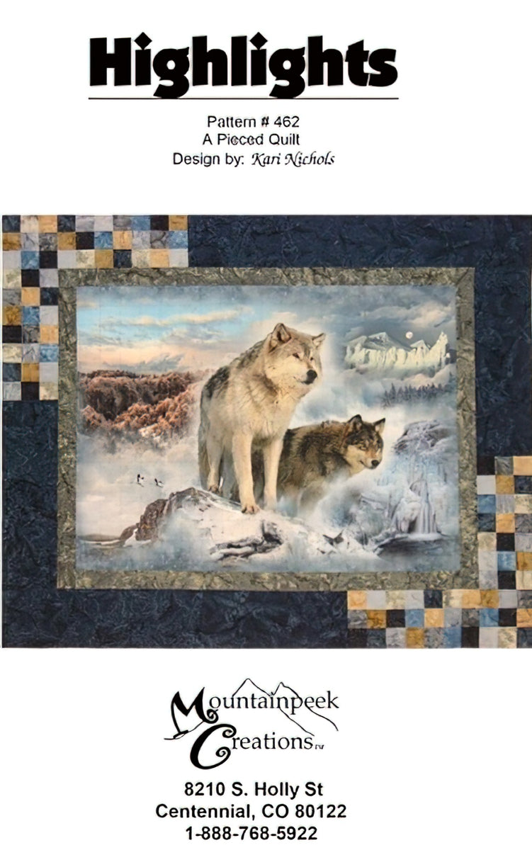Clearance Highlights Panel Quilt Pattern by Kari Nichols