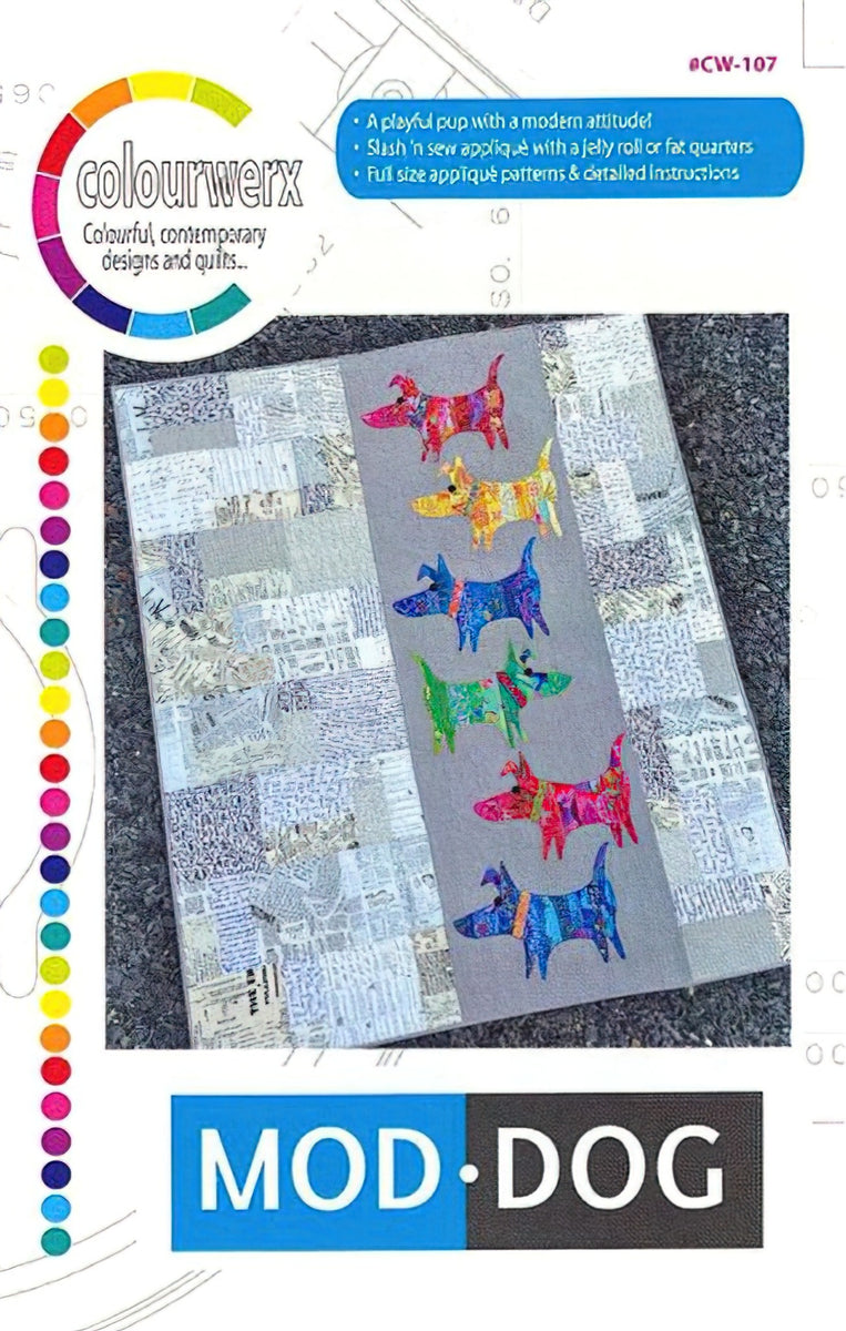 Mod Dog Quilt Pattern by Linda Sullivan