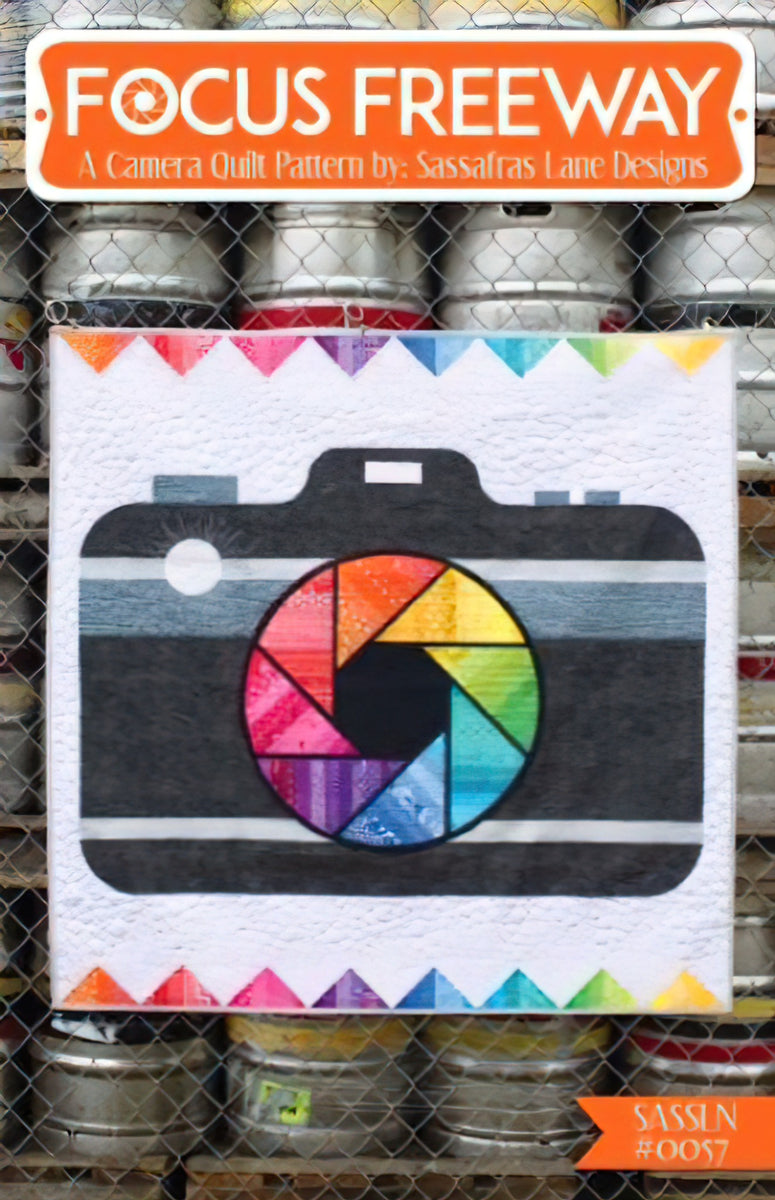 Focus Freeway A Camera Quilt Pattern by Sassafras Lane Designs