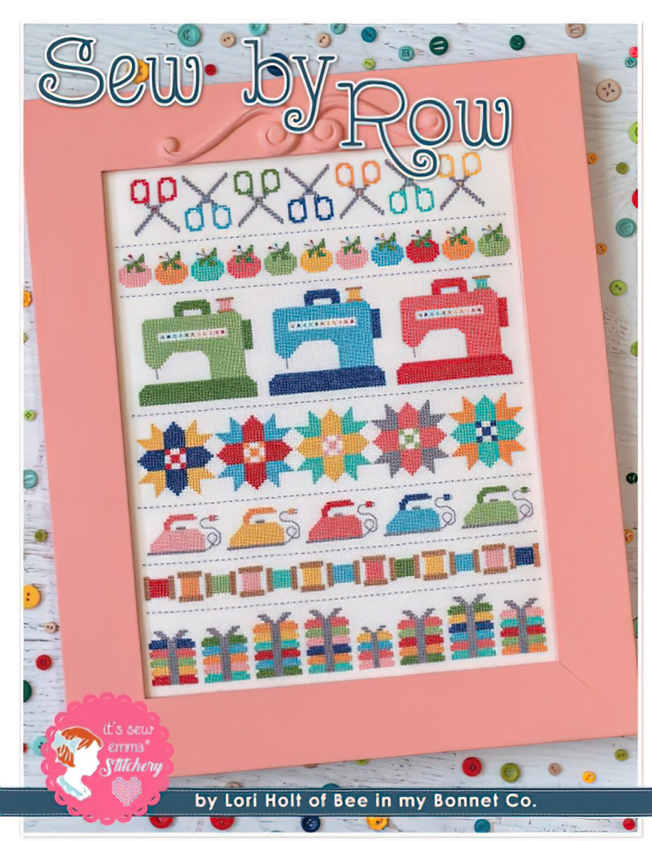 Sew by Row Cross Stitch Pattern by Lori Holt