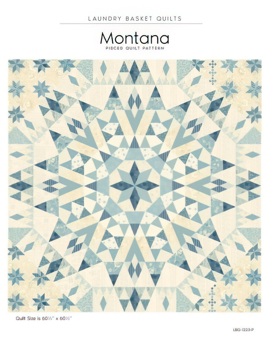 Montana - Bluebird Pieced Quilt Pattern by Edyta Sitar Laundry Basket Quilts